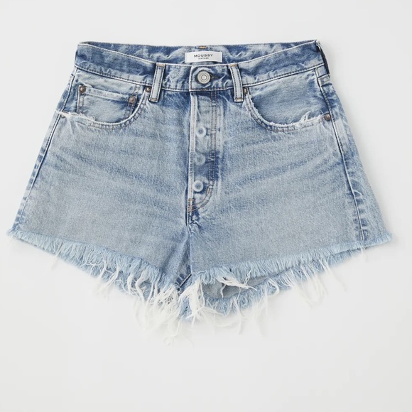 Moussy Vintage Alicia Denim Shorts - Picture 1 of 3